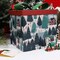 Large Christmas Gift Boxes with Lids,10x10x10 Inches Christmas Tree Design Folding Square Gift Boxes for Christmas Decorative,Xmas,Present,Storage,Green